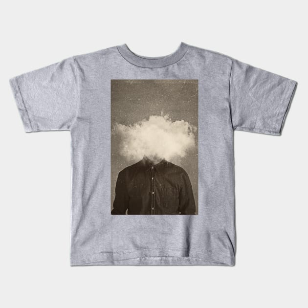 Head in the clouds Kids T-Shirt by SeamlessOo